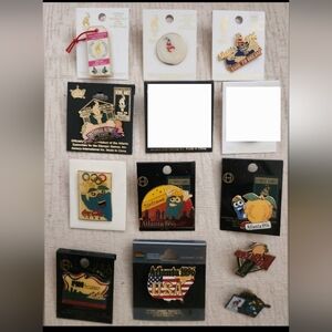 Collection of Olympic pins